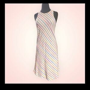 Lou & Grey Multicolor Pastel Striped Sleeveless Sundress | Women’s XS